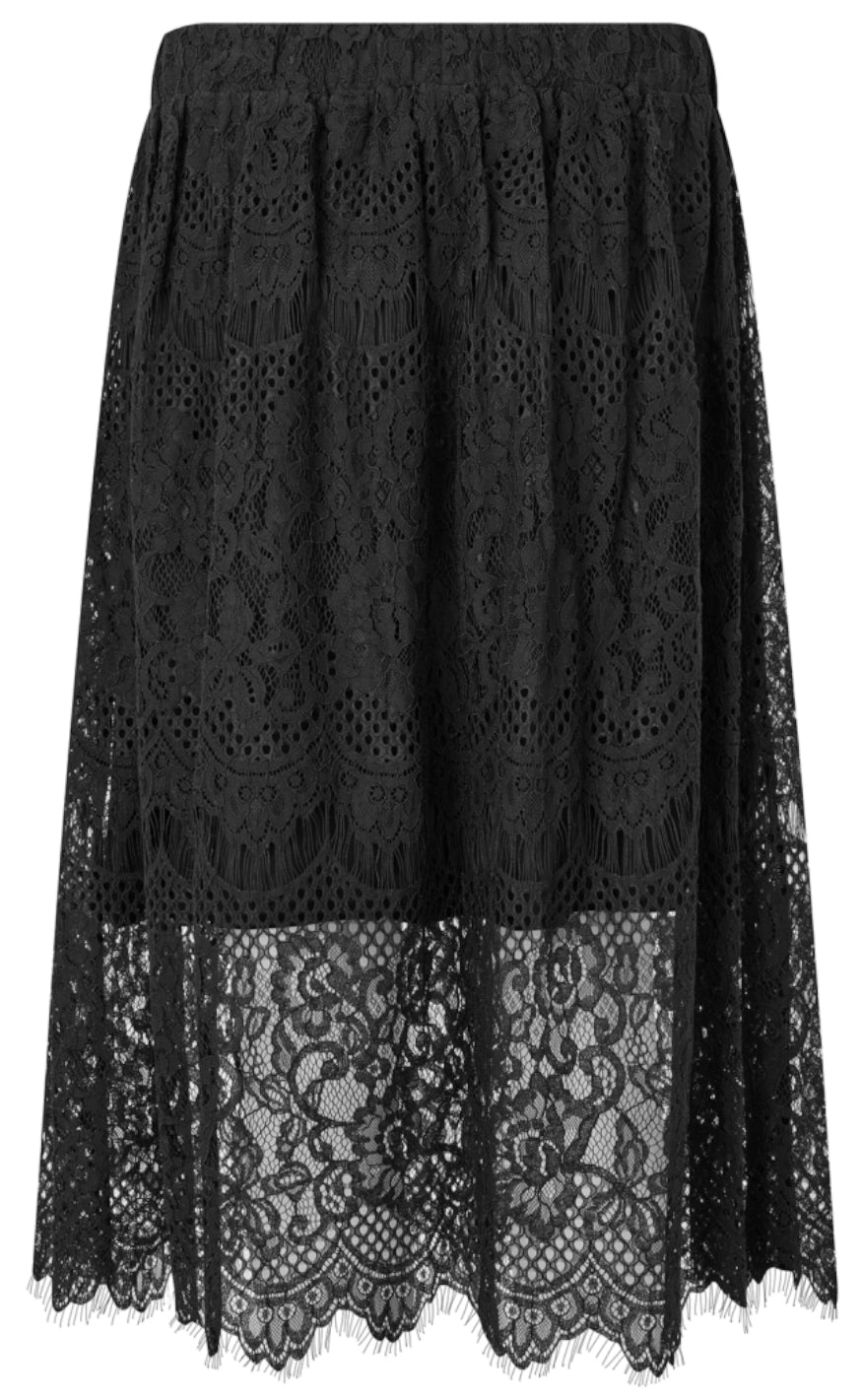 Lollys Laundry Nederdel - Ever Short - Black Mode