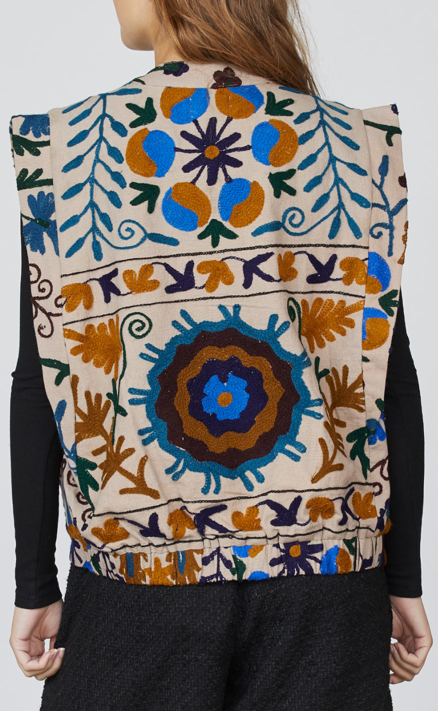 Love & Divine Vest - Love1252 - Sand Multi