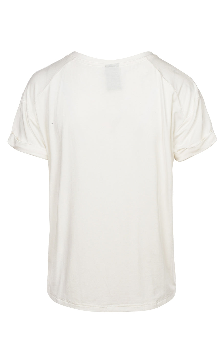 Luxzuz T-shirt - Love - Cream