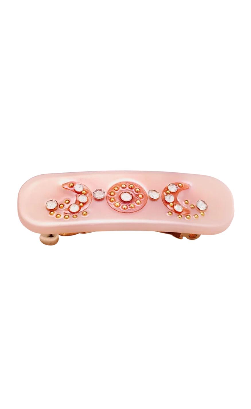 Maanesten Hårspænde - Moonphase - Blush Udsalg