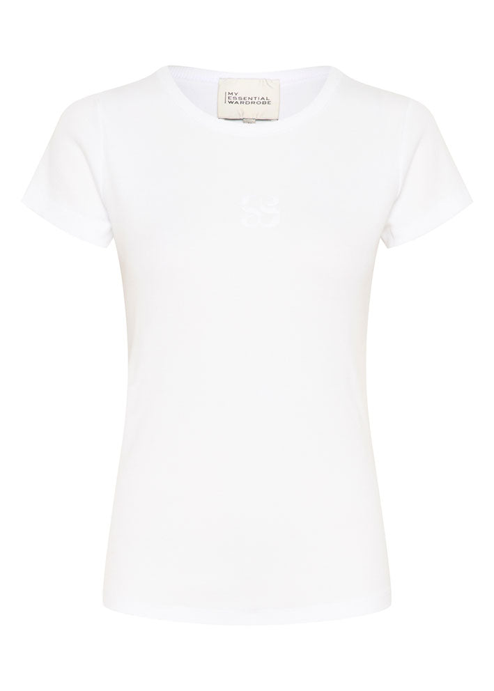 My Essential Wardrobe Mandy Logo T-shirt - Bright White