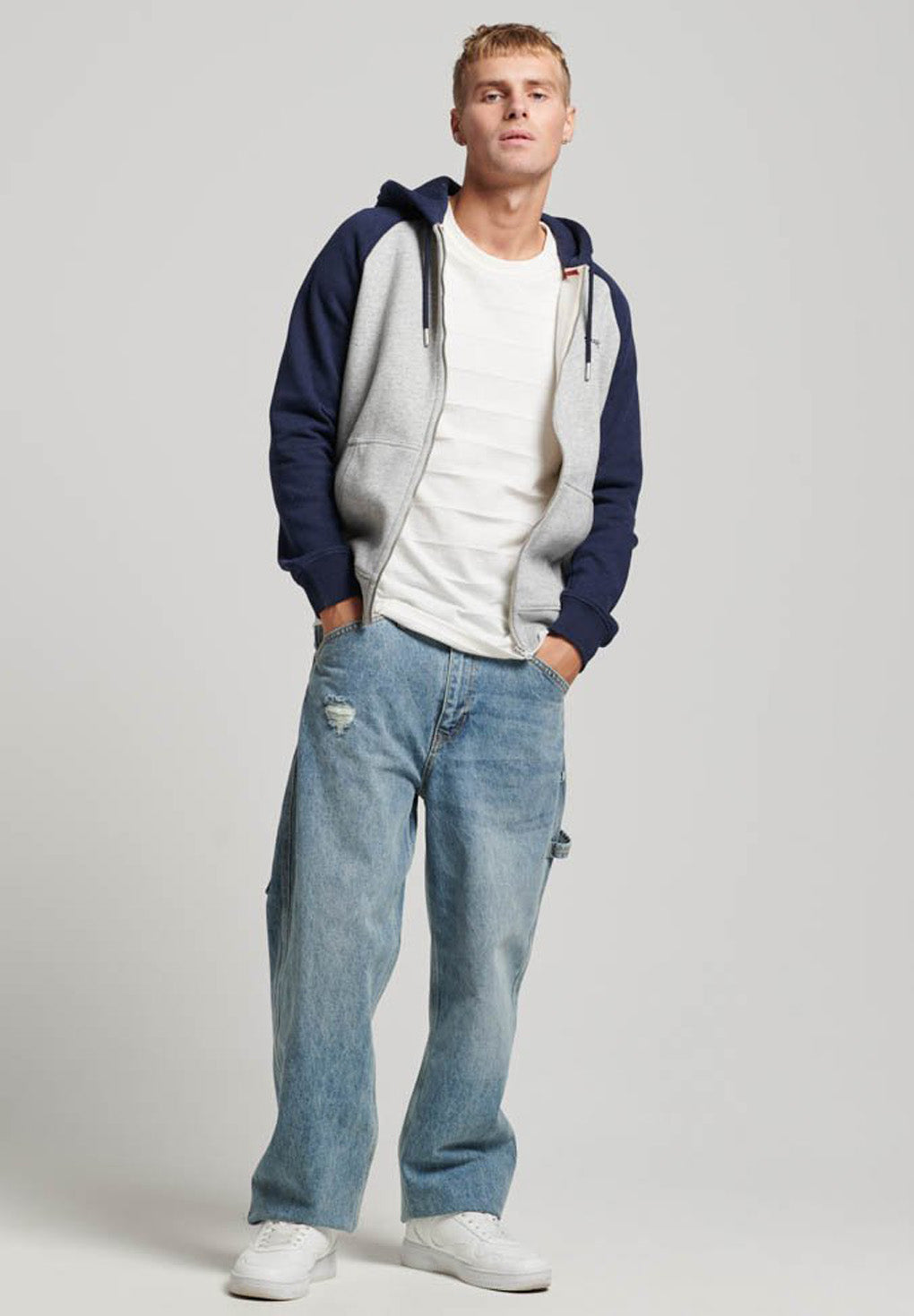 SuperDry Essential Baseball Zip Hoodie