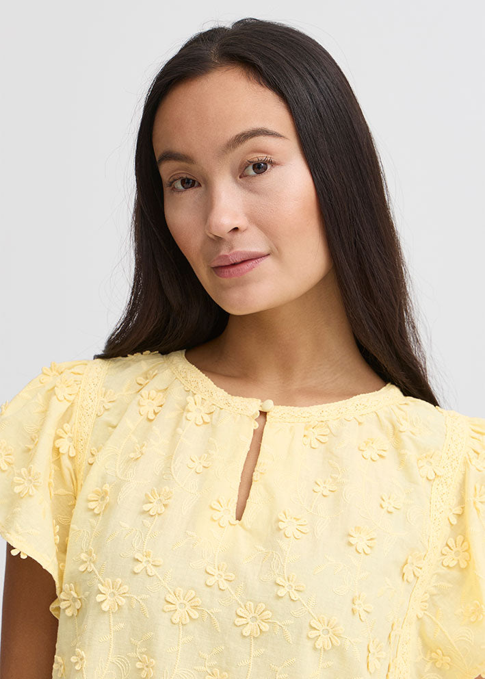 Atelier Rêve Liane Bluse - Golden Haze Online Hot Salg