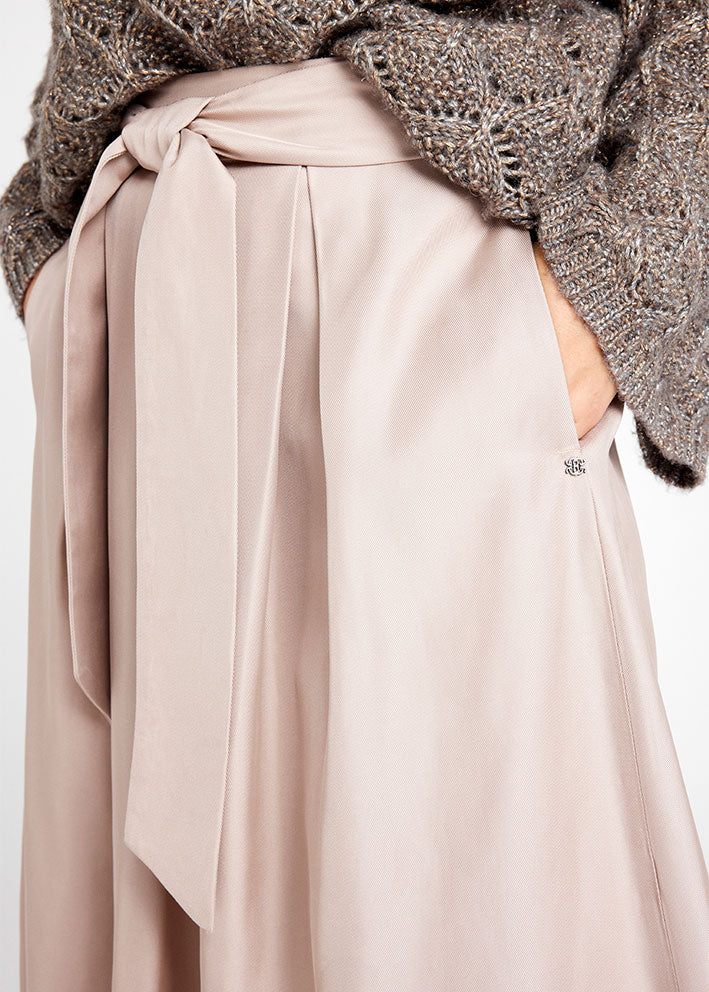 Gustav Mabell midi+ pleated skirt 55555 Nederdel - Champagne
