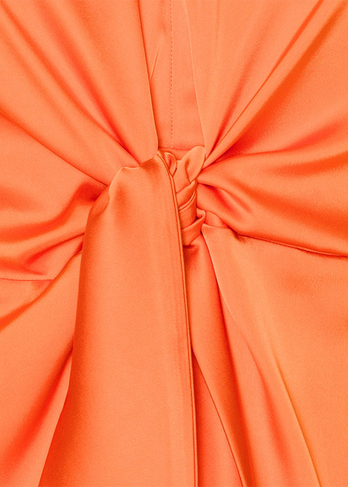 Karmamia Blair Short Bluse - Semi Rich Orange