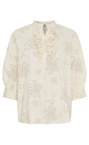 Marta Du Chateau Skjorte - Linda - Beige
