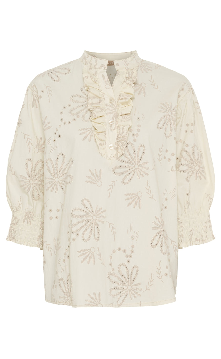 Marta Du Chateau Skjorte - Linda - Beige