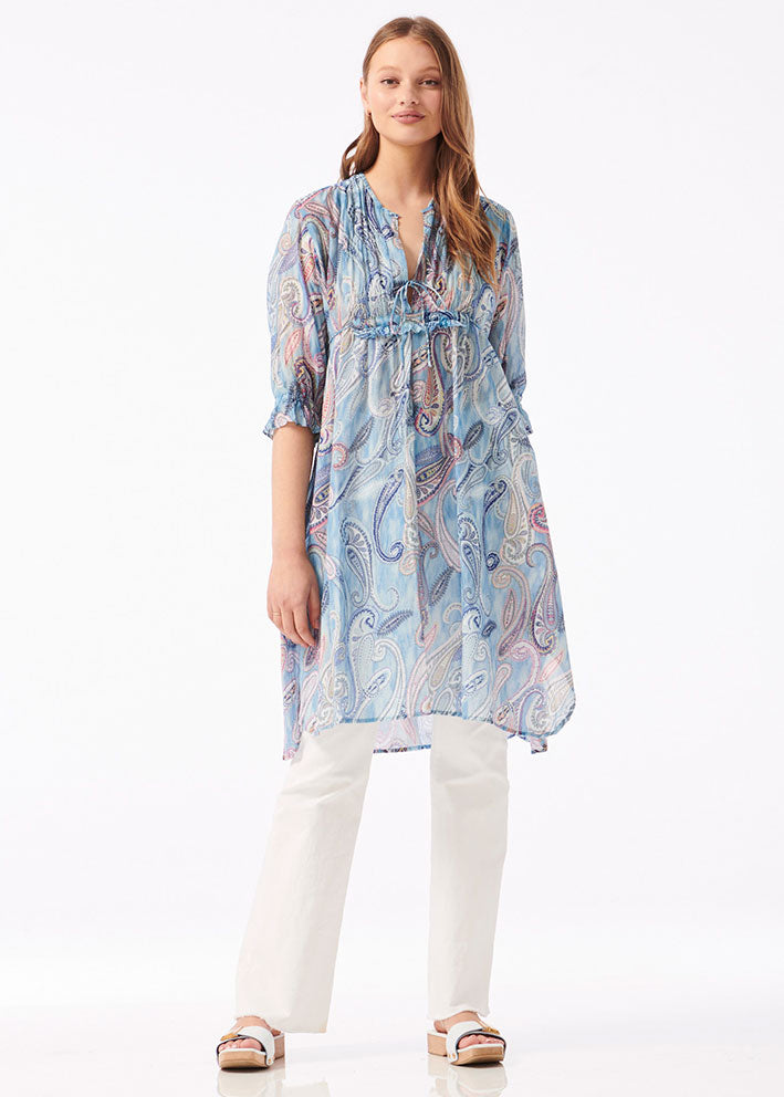 One Season Audrey Skiathos Kjole - Denim