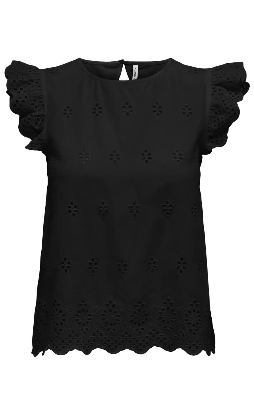 ONLY Top - Lou Life - Black