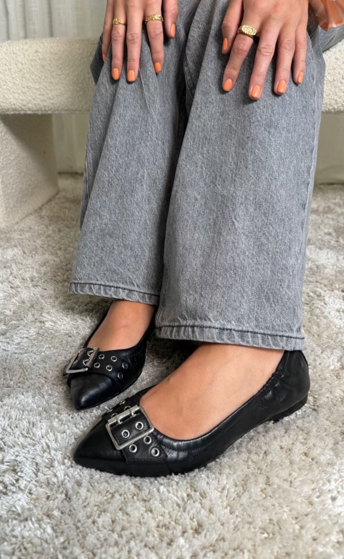 Copenhagen Shoes Ballerina - The Reason Why - Black