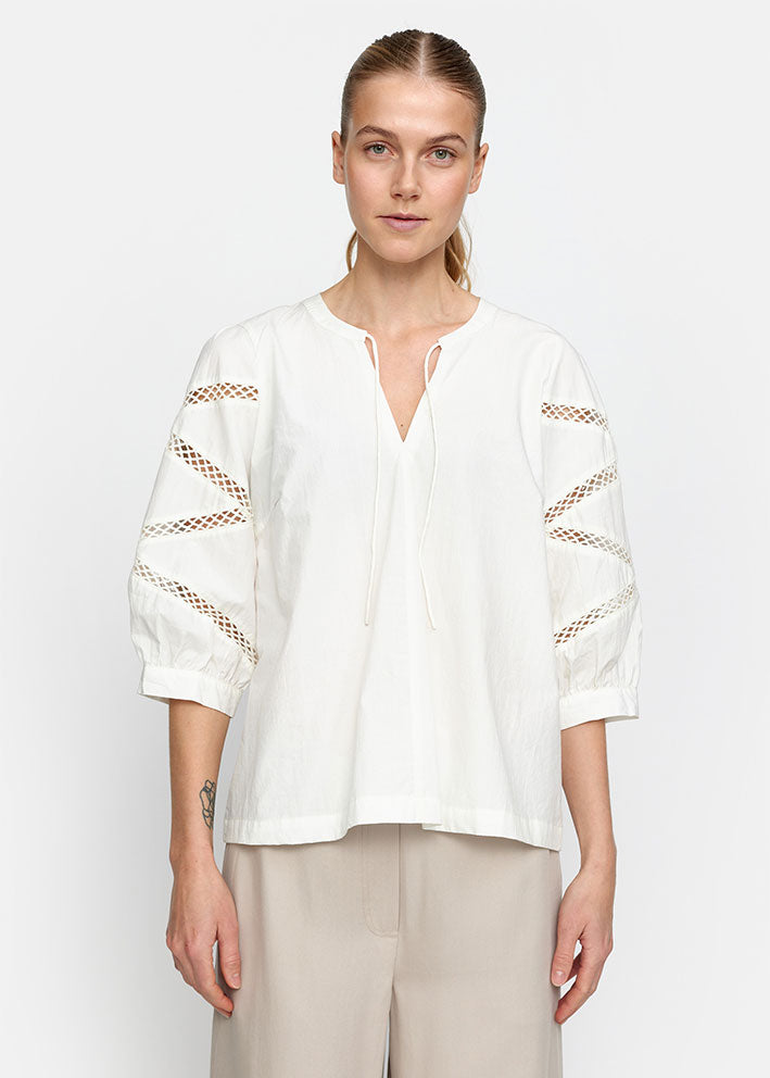 Esmé Studios Luna Bluse ES124-310 Snow White