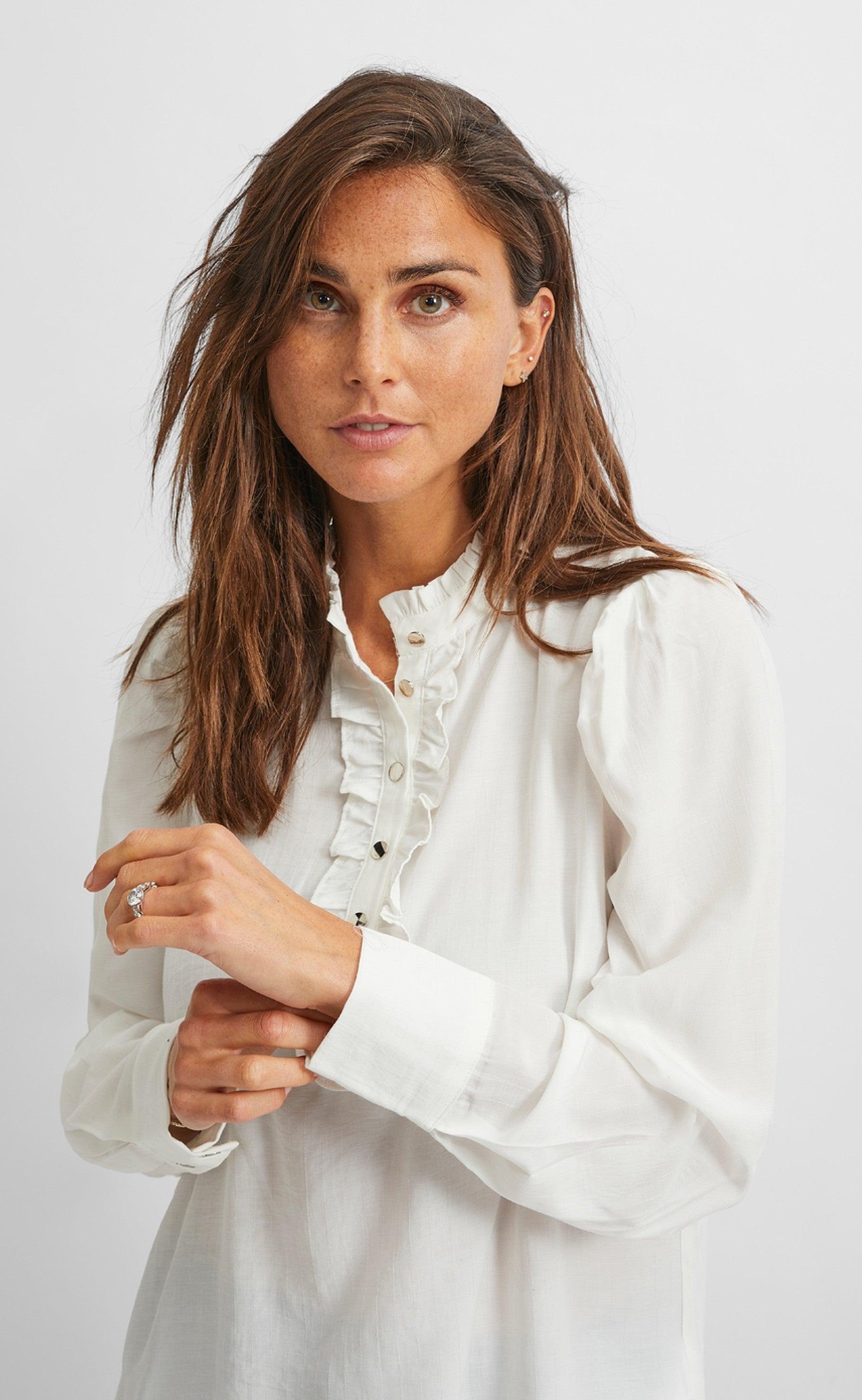 Freequent Skjorte - April - Off White