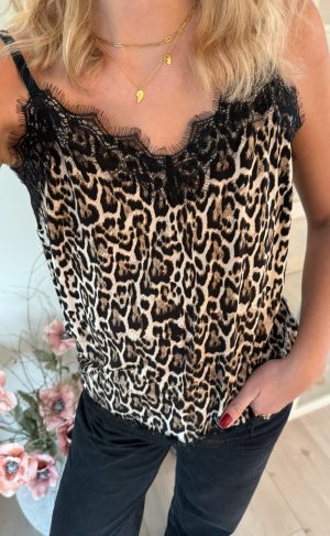 Freequent Top - Bicco - Rainy Day w. Silver Mink Levere