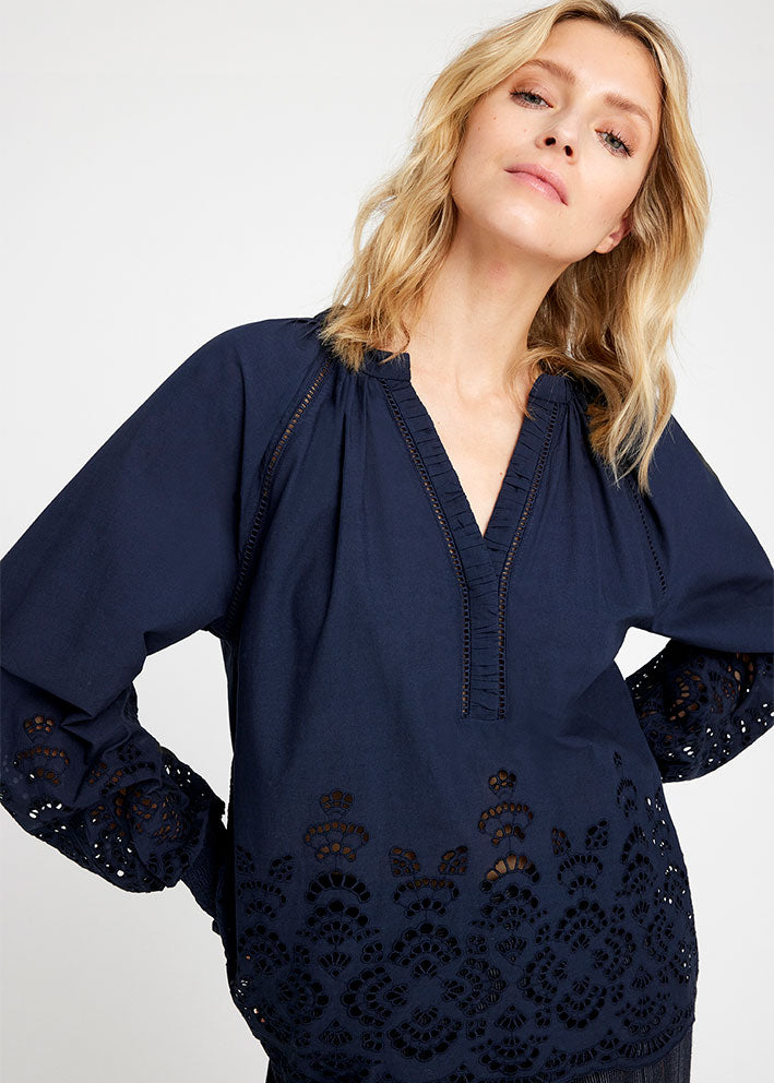 Gustav Annsofie blouse 54600 Bluse - After Midnight