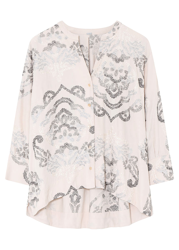 Gustav Silja Embroidery shirt 55605 Skjorte - Ivory