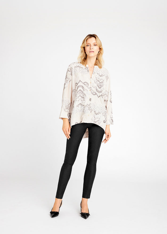 Gustav Silja Embroidery shirt 55605 Skjorte - Ivory