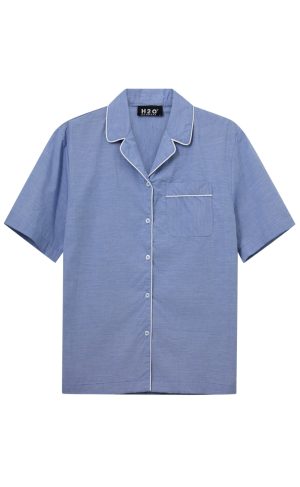 H2O Skjorte - Rønne Essential - Blue