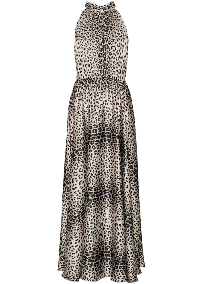 Karmamia Ava Maxi Dress - Nude Leopard