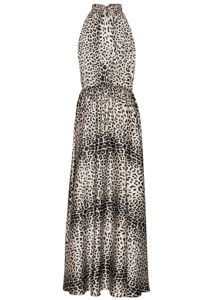 Karmamia Ava Maxi Dress - Nude Leopard