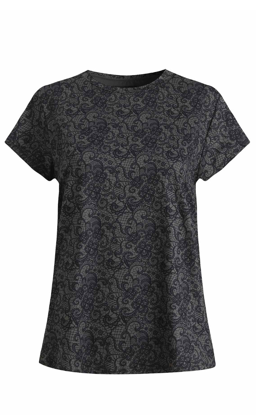Liberte T-shirt - Alma U - Black Lace