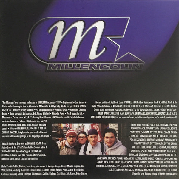 Millencolin – For Monkeys på udsalg