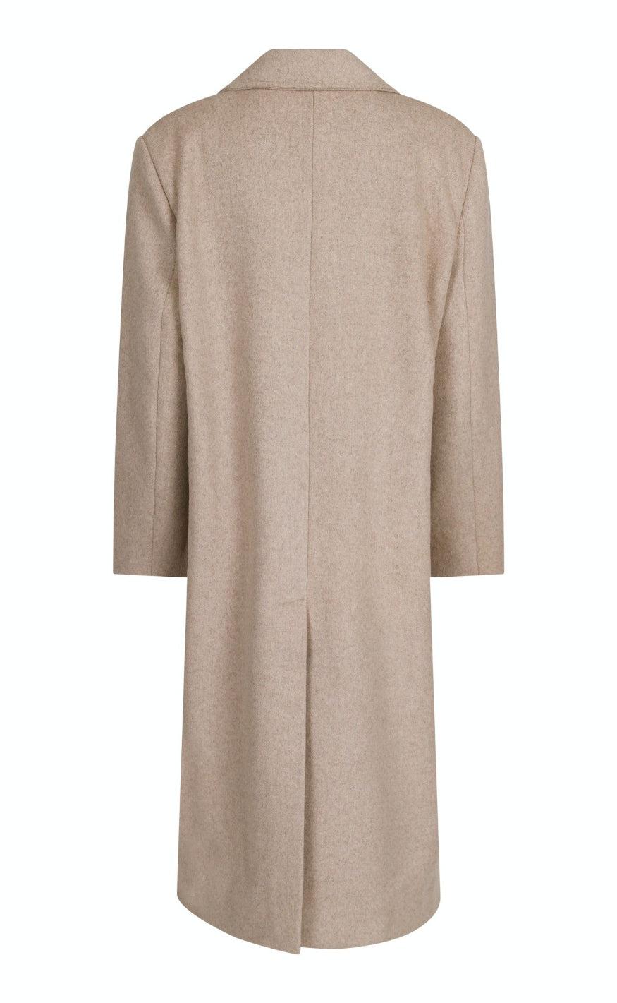 Neo Noir Frakke - Williams - Beige Melange
