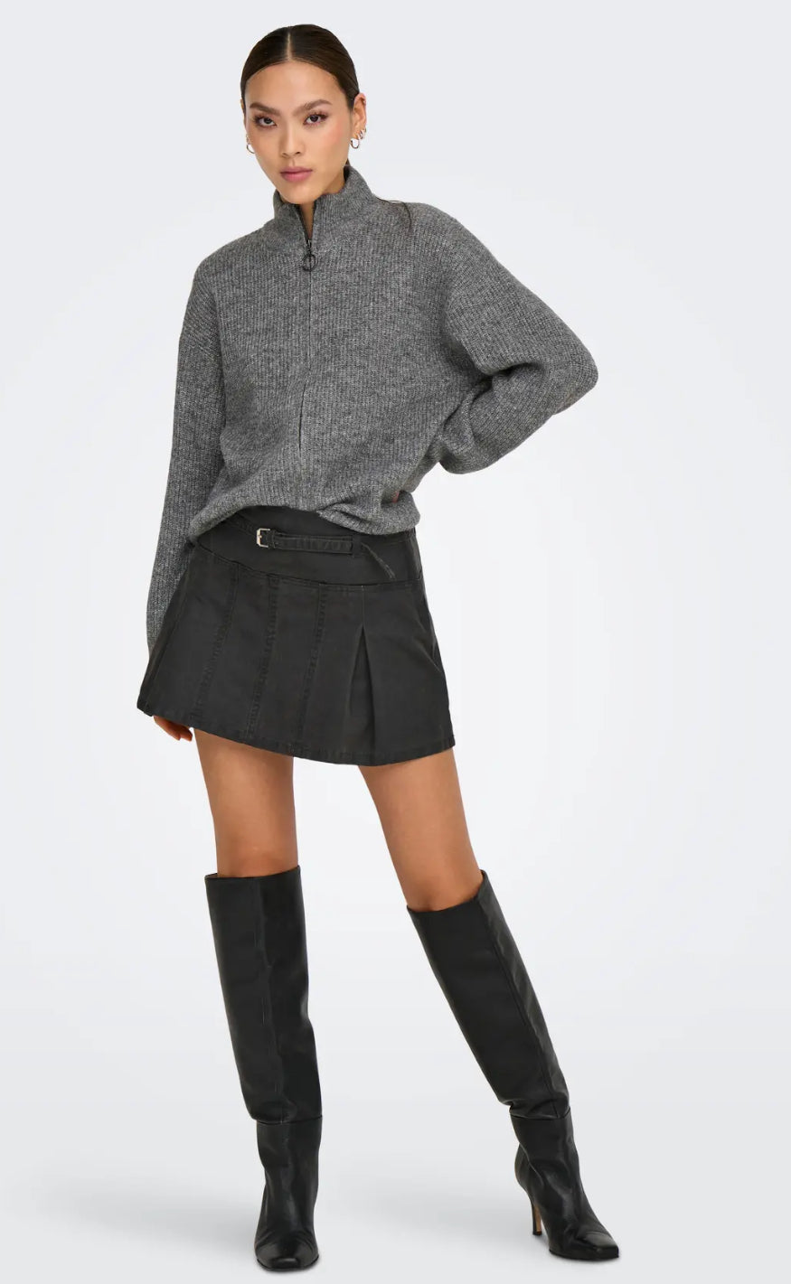ONLY Cardigan - Tokyo - Dark Grey Melange