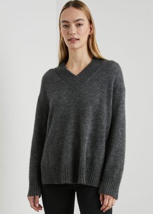 Rails Gisella Cashmere/Silke Sweater - Thunder Mode