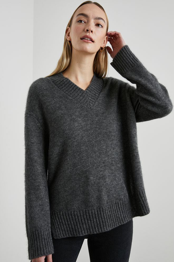Rails Gisella Cashmere/Silke Sweater - Thunder Mode