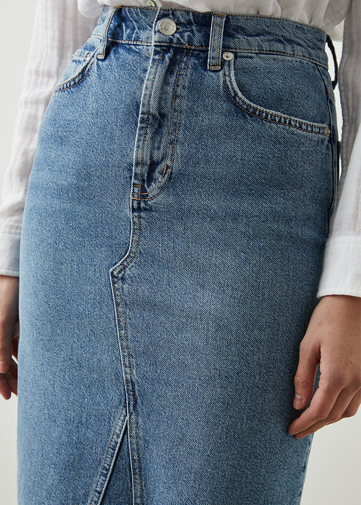 Rails The Highland Denim Nederdel - Vintage Sapphire Online Hot Salg