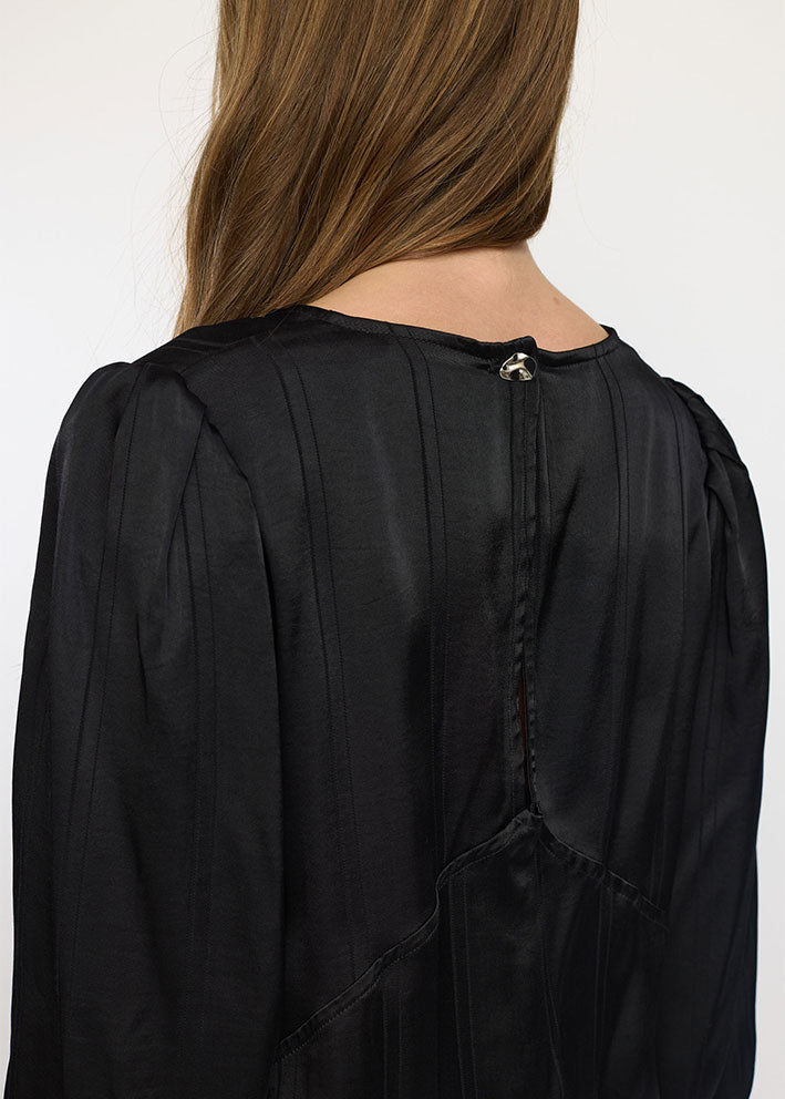 Soft Rebels Madelyn Bluse SR624-708 Striped Jacquard Black
