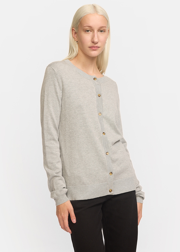 Soft Rebels Marla Cardigan SR120-213 Light Grey Melange
