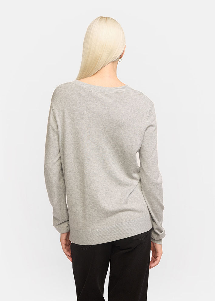 Soft Rebels Marla Cardigan SR120-213 Light Grey Melange