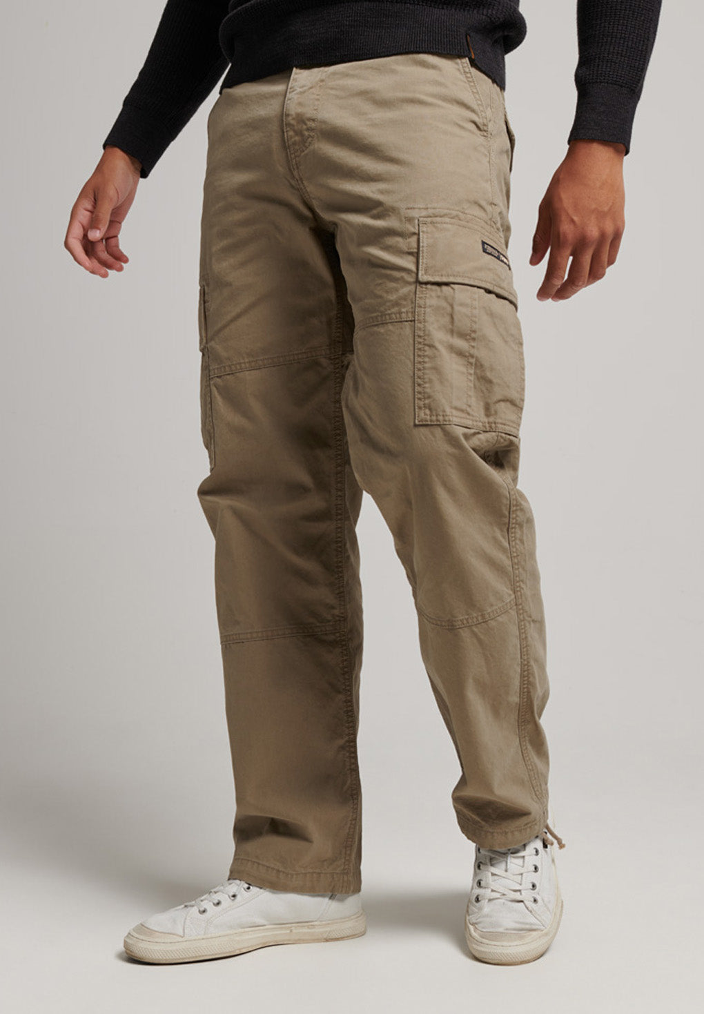 Superdry Organic Cotton Baggy Cargo Pants