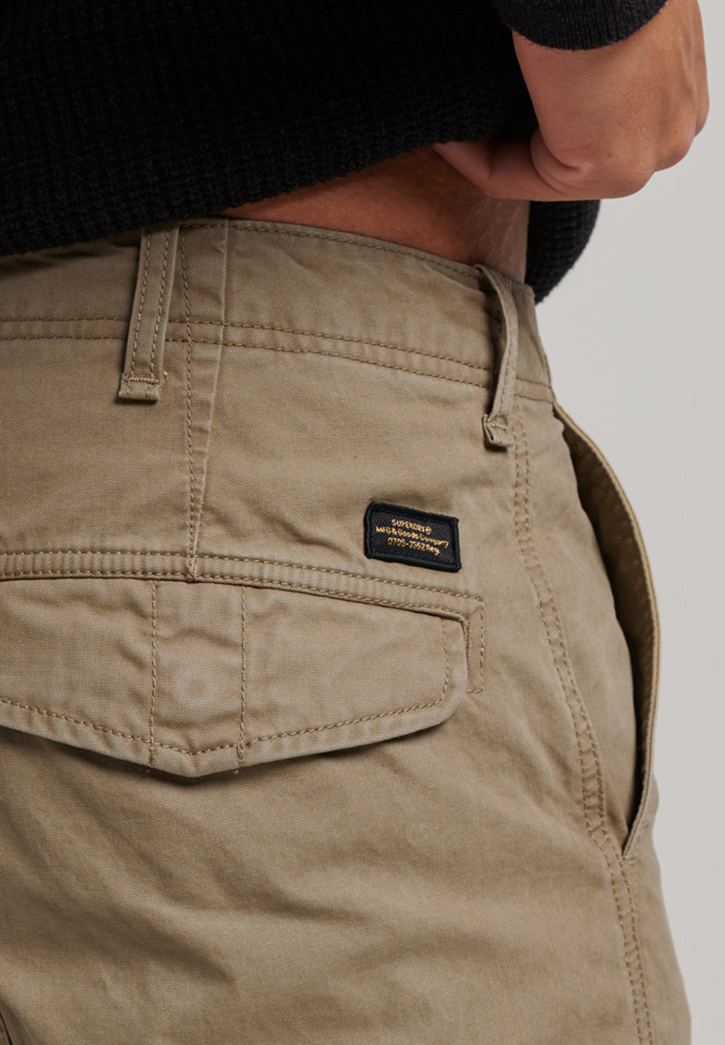 Superdry Organic Cotton Baggy Cargo Pants