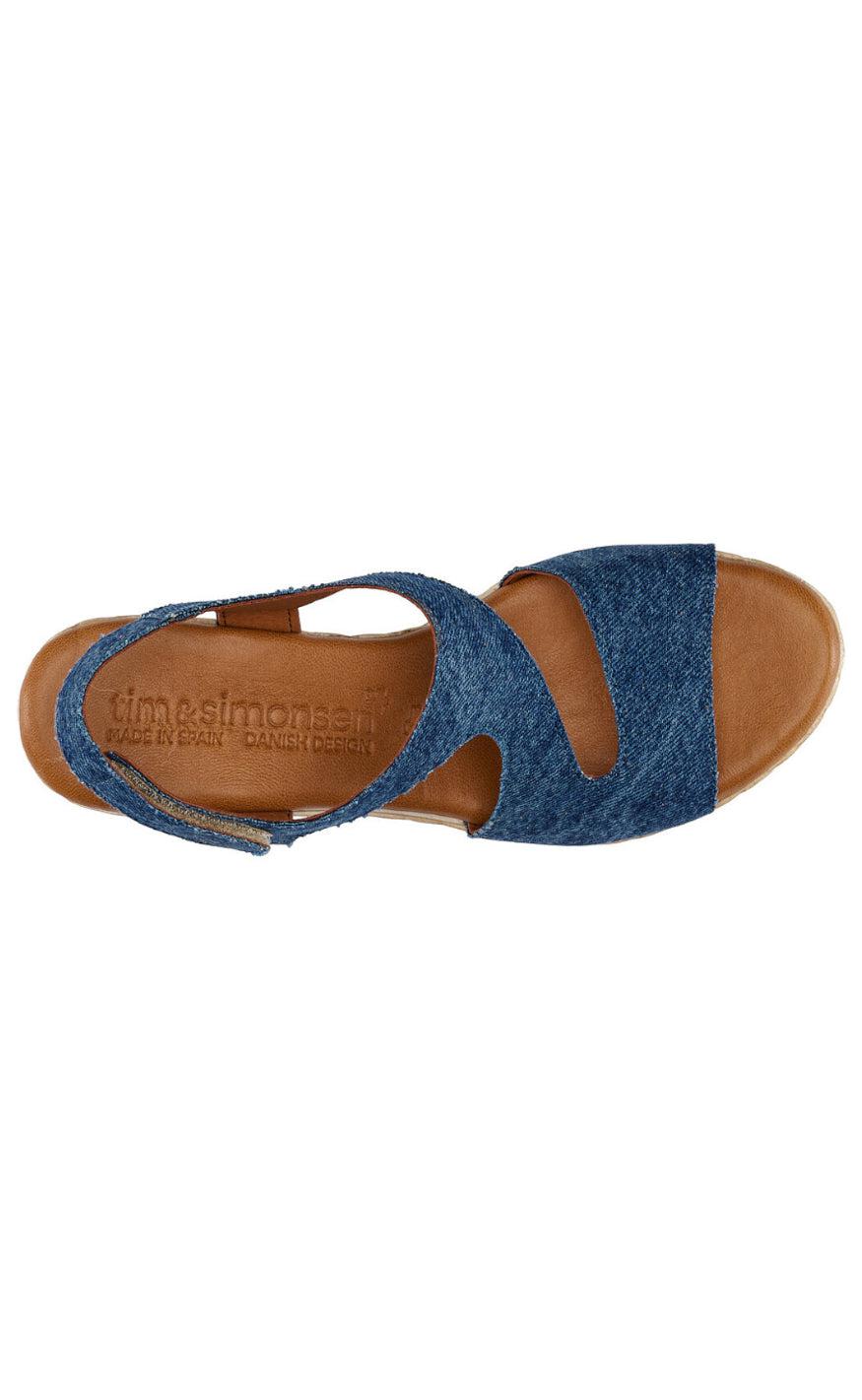 Tim & Simonsen Sandaler - Masha - Jeans Denim Lavado
