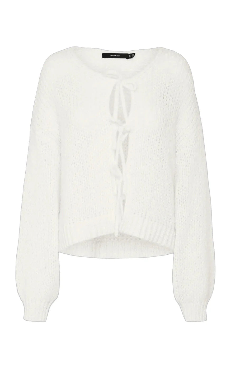 Vero Moda Cardigan - Aloa - Snow White Hot på udsalg