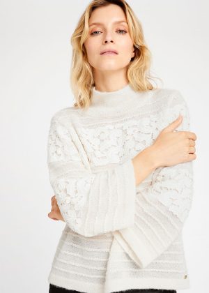 Gustav Sherry lace knit 55407 Strik - Off White