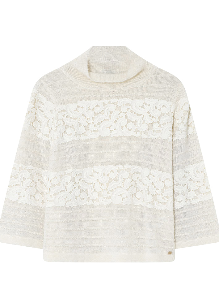 Gustav Sherry lace knit 55407 Strik - Off White