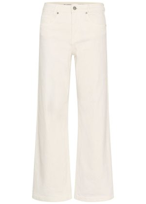 My Essential Wardrobe The Louis High Wide Jeans - Champagne