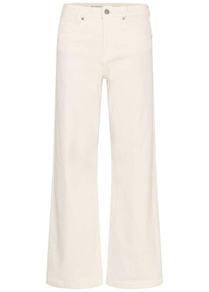 My Essential Wardrobe The Louis High Wide Jeans - Champagne
