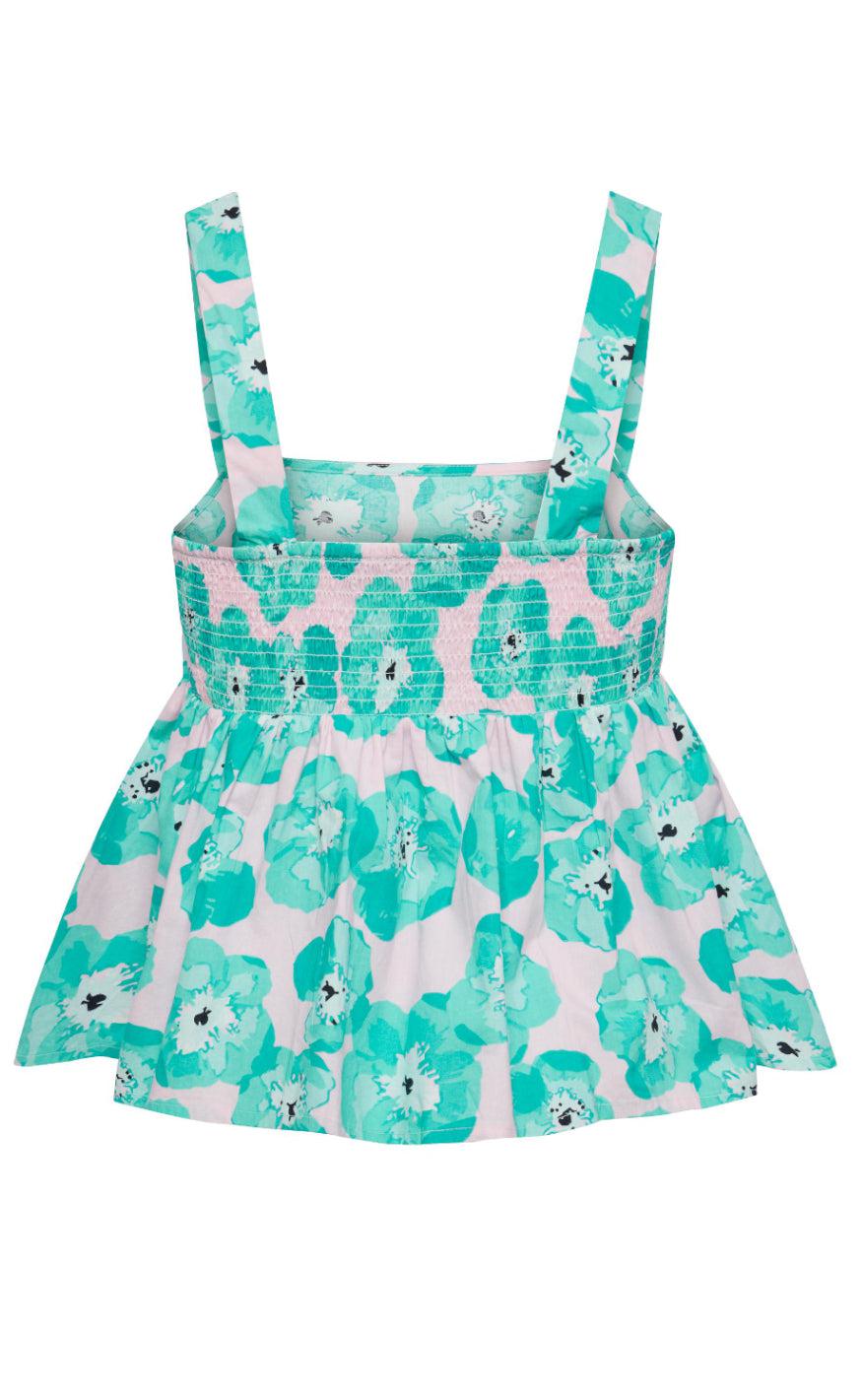 Pieces Top - Khalia - Electric Green
