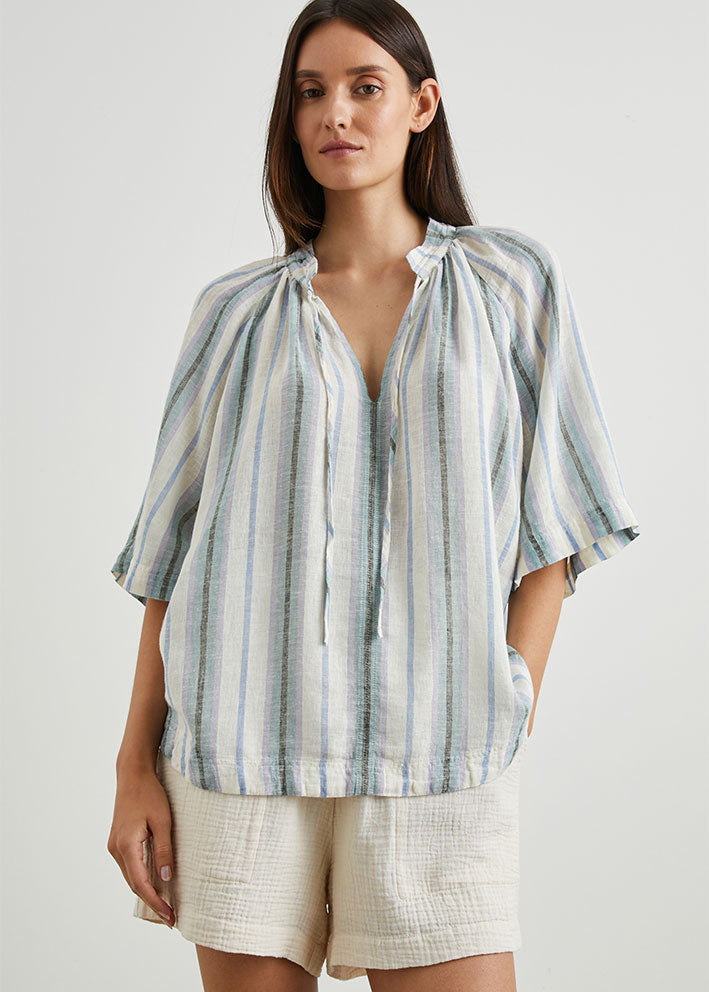 Rails Eveline Bluse - Catania Stripe Online Hot Salg
