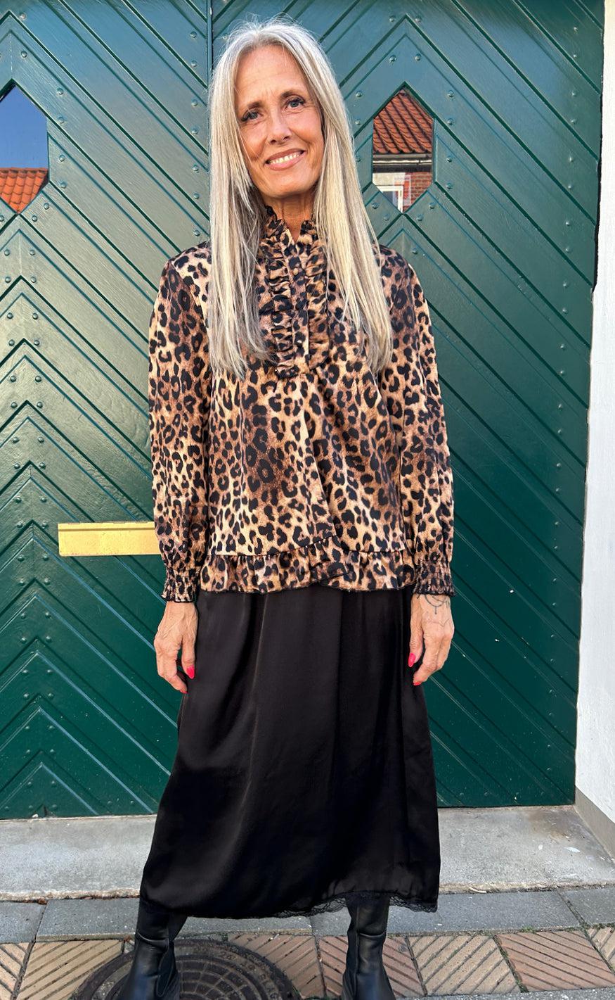 Say INA Copenhagen Bluse - Pia - Leopard
