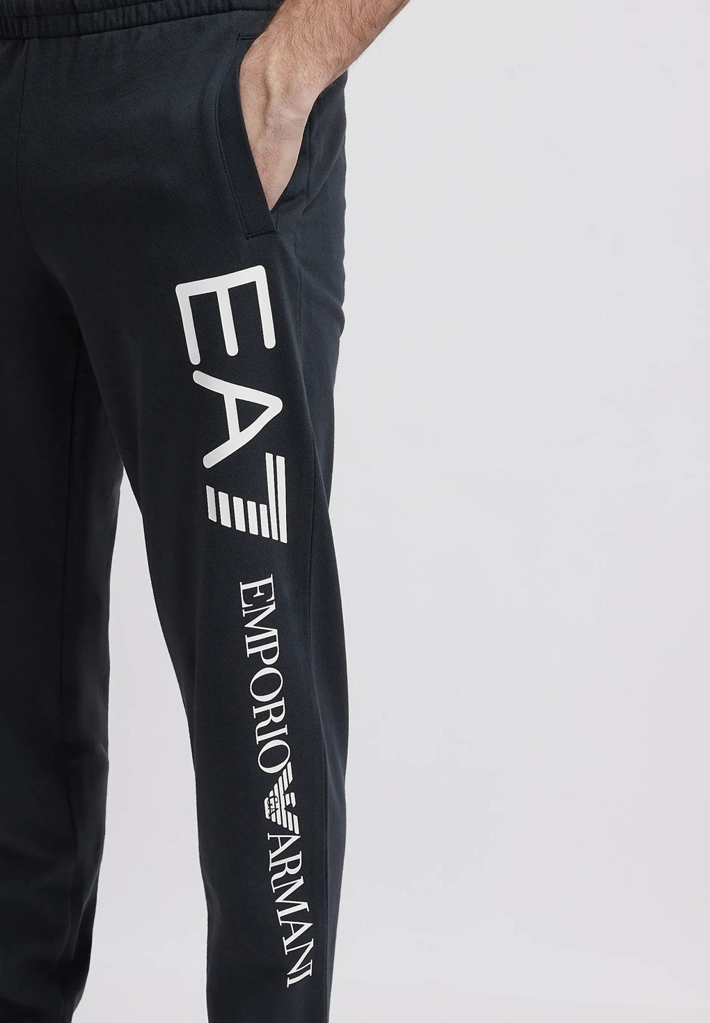 EA7 Logo Series Cotton Joggers