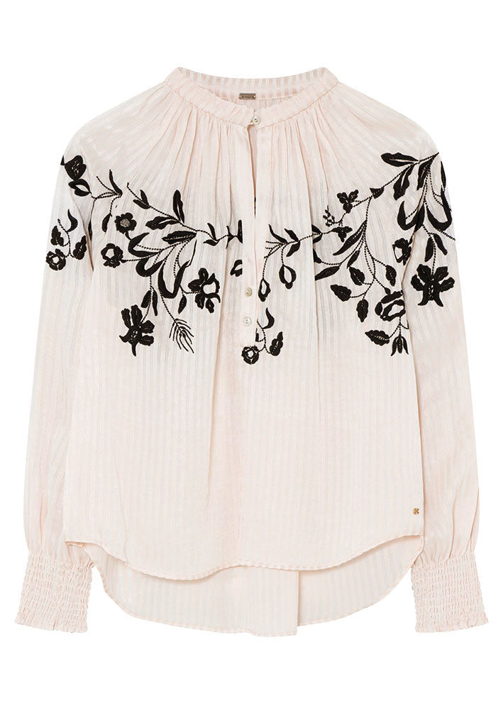 Gustav Annsofie Bluse 55600 White Swan Online salg