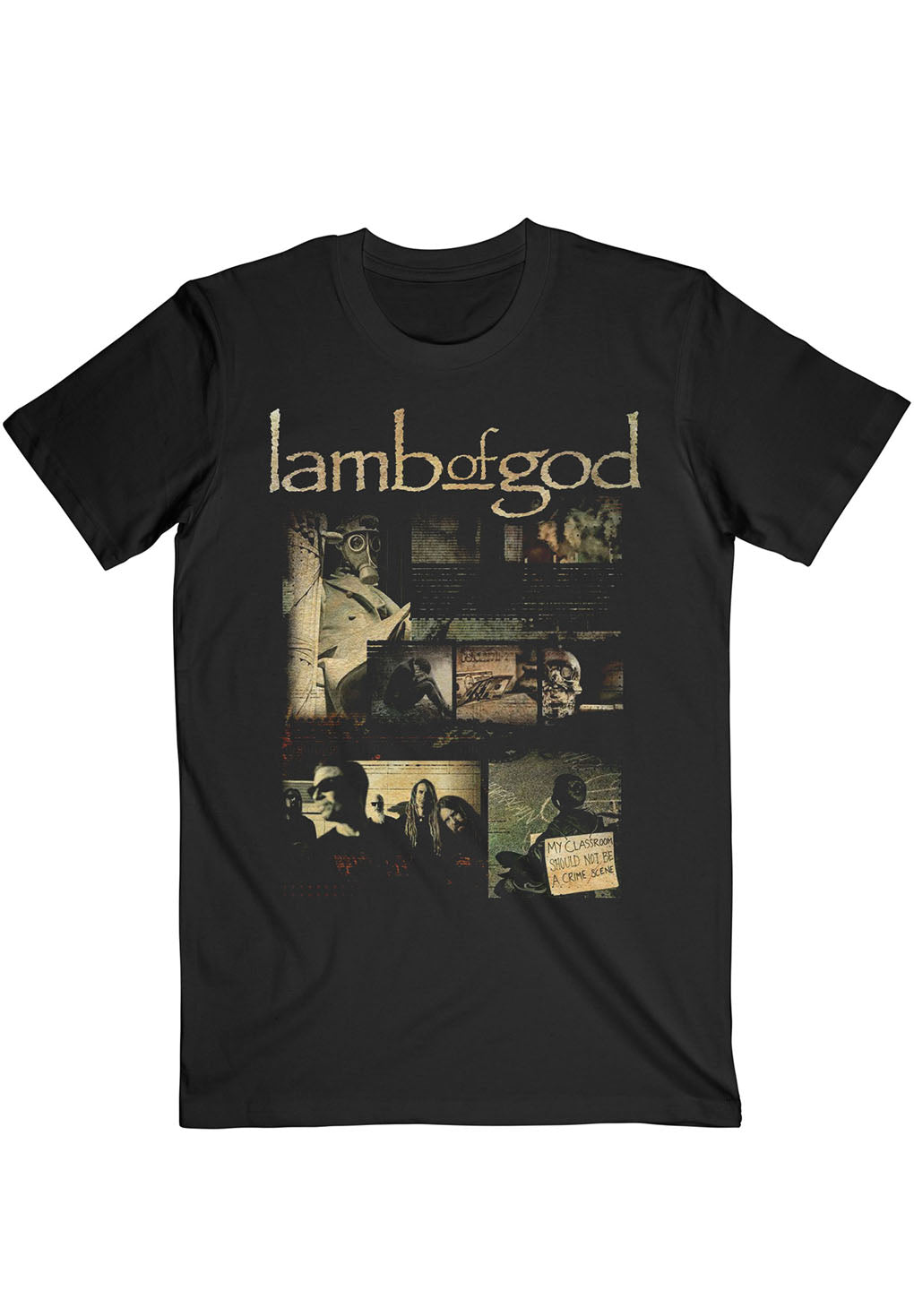 Lamb Of God Album Collage T-Shirt