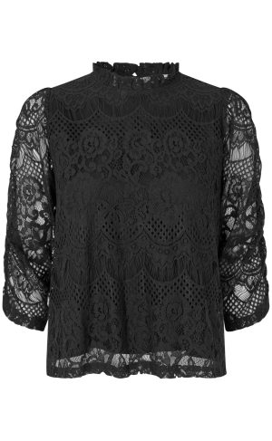 Lollys Laundry Bluse - Lilou - Black Online salg