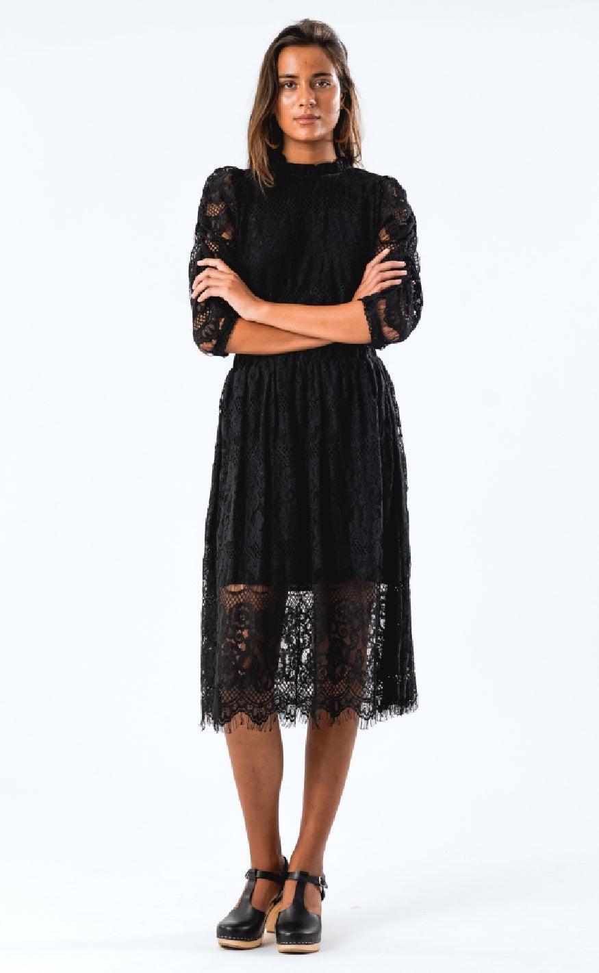 Lollys Laundry Bluse - Lilou - Black Online salg