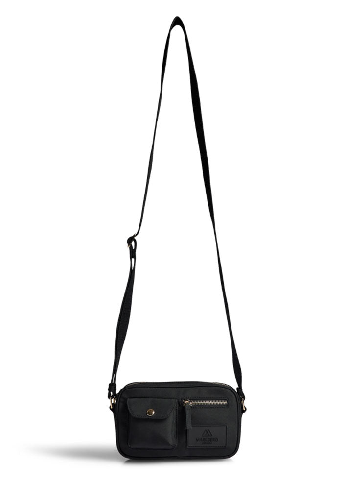 Markberg Darla Small Crossbody Taske - Recycled - Black/Gold
